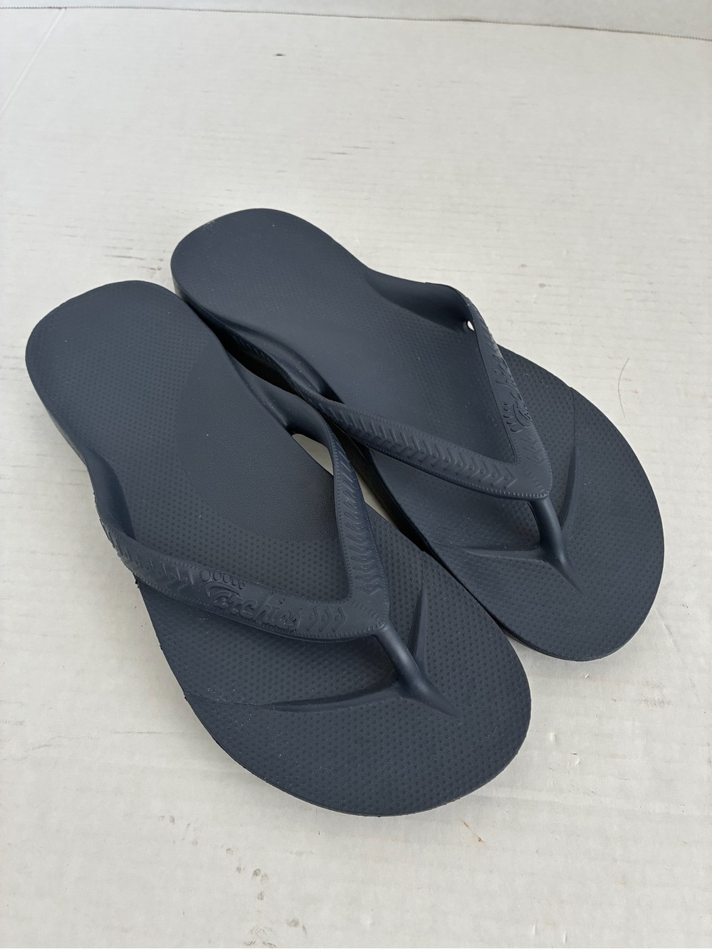 Archies Arch Support Blue Flip Flops Slides Sandals Size Women 9 Men 8